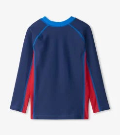 Online Boys Nautical Colourblock Long Sleeve Rashguard BOY Swimwear|Swimwear