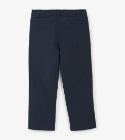 Outlet Boys Navy Twill Pants BOY Bottoms