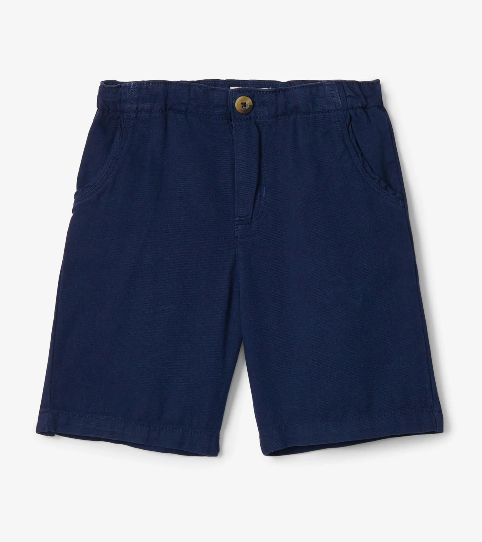 Best Boys Navy Twill Twill Shorts BOY Bottoms