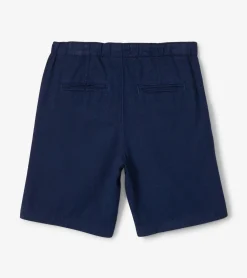 Best Boys Navy Twill Twill Shorts BOY Bottoms