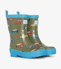 Sale Boys Off Roading Shiny Rain Boots BOY Rainwear|Rainwear