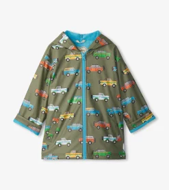 Sale Boys Off-Roading Zip-Up Rain Jacket BOY Rainwear|Rainwear