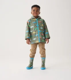 Sale Boys Off-Roading Zip-Up Rain Jacket BOY Rainwear|Rainwear