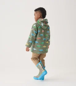 Sale Boys Off-Roading Zip-Up Rain Jacket BOY Rainwear|Rainwear