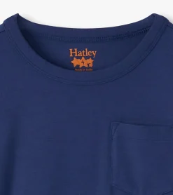 New Boys Patriot Blue Long Sleeve Bamboo T-Shirt BOY Tops