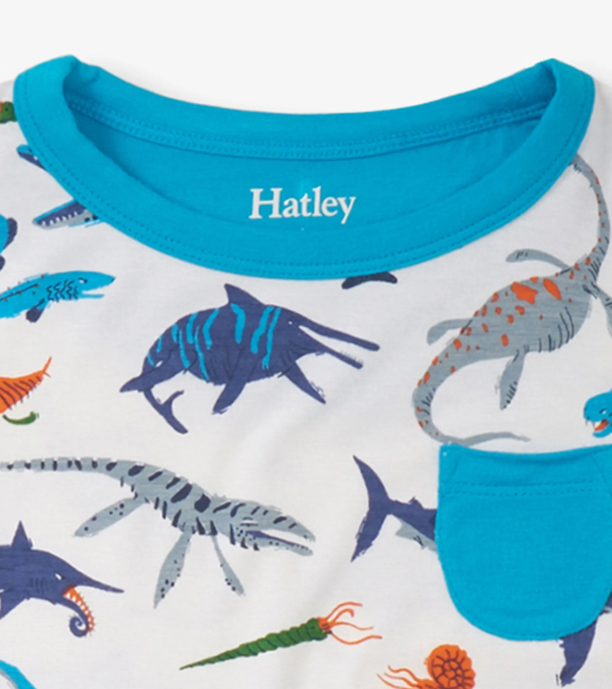 New Boys Prehistoric Marine Bamboo Short Pajama Set BOY Sleepwear|Sleepwear
