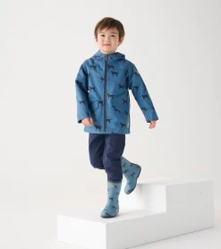 Discount Boys Preppy Dogs Zip-Up Lightweight Rain Jacket BOY Rainwear|Rainwear
