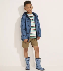 Discount Boys Preppy Dogs Zip-Up Lightweight Rain Jacket BOY Rainwear|Rainwear