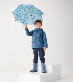 Discount Boys Preppy Dogs Zip-Up Lightweight Rain Jacket BOY Rainwear|Rainwear