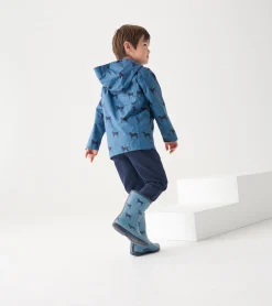 Discount Boys Preppy Dogs Zip-Up Lightweight Rain Jacket BOY Rainwear|Rainwear