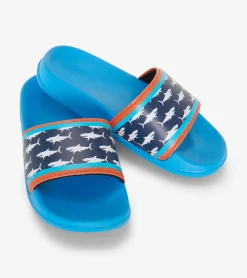 Outlet Boys Printed Sharks Slides BOY Swimwear|Swimwear