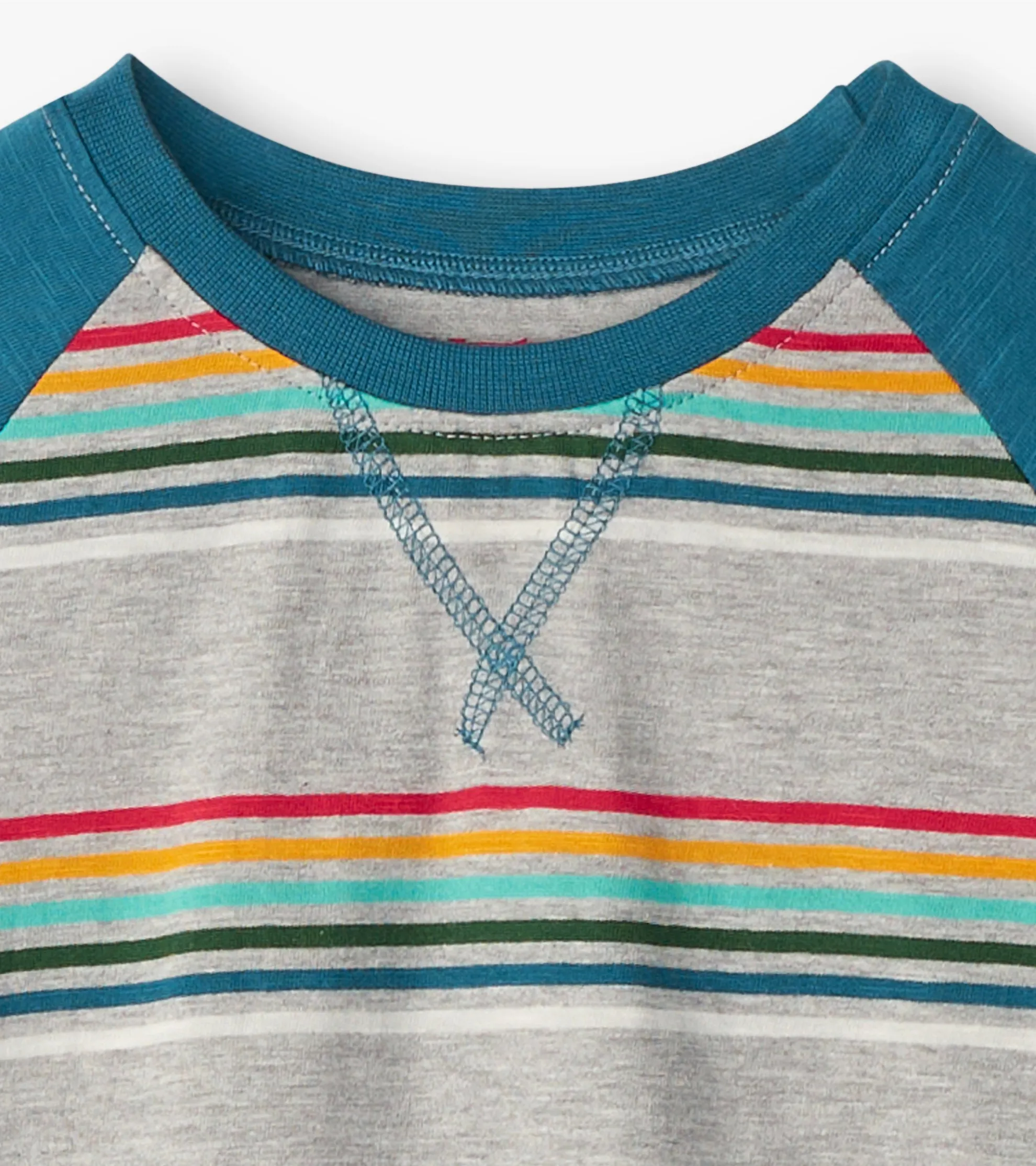 Outlet Boys Retro Stripes Long Sleeve Raglan T-Shirt BOY Tops