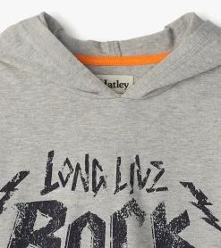 Boys Rock & Roll Long Sleeve Hoodie Tee BOY Sweaters
