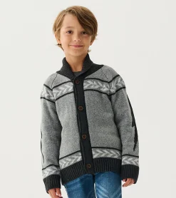 Clearance Boys Rock & Roll Shawl Collar Cardigan BOY Sweaters