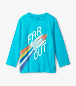 Boys Rocketship Long Sleeve T-Shirt BOY Tops
