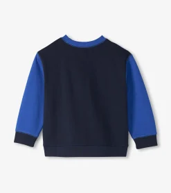 Outlet Boys Salute Striped Panel Sweatshirt BOY Sweaters