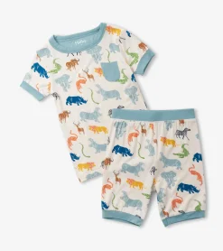 Online Boys Scratchy Safari Bamboo Short Pajama Set BOY Sleepwear|Sleepwear