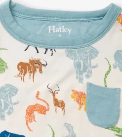 Online Boys Scratchy Safari Bamboo Short Pajama Set BOY Sleepwear|Sleepwear
