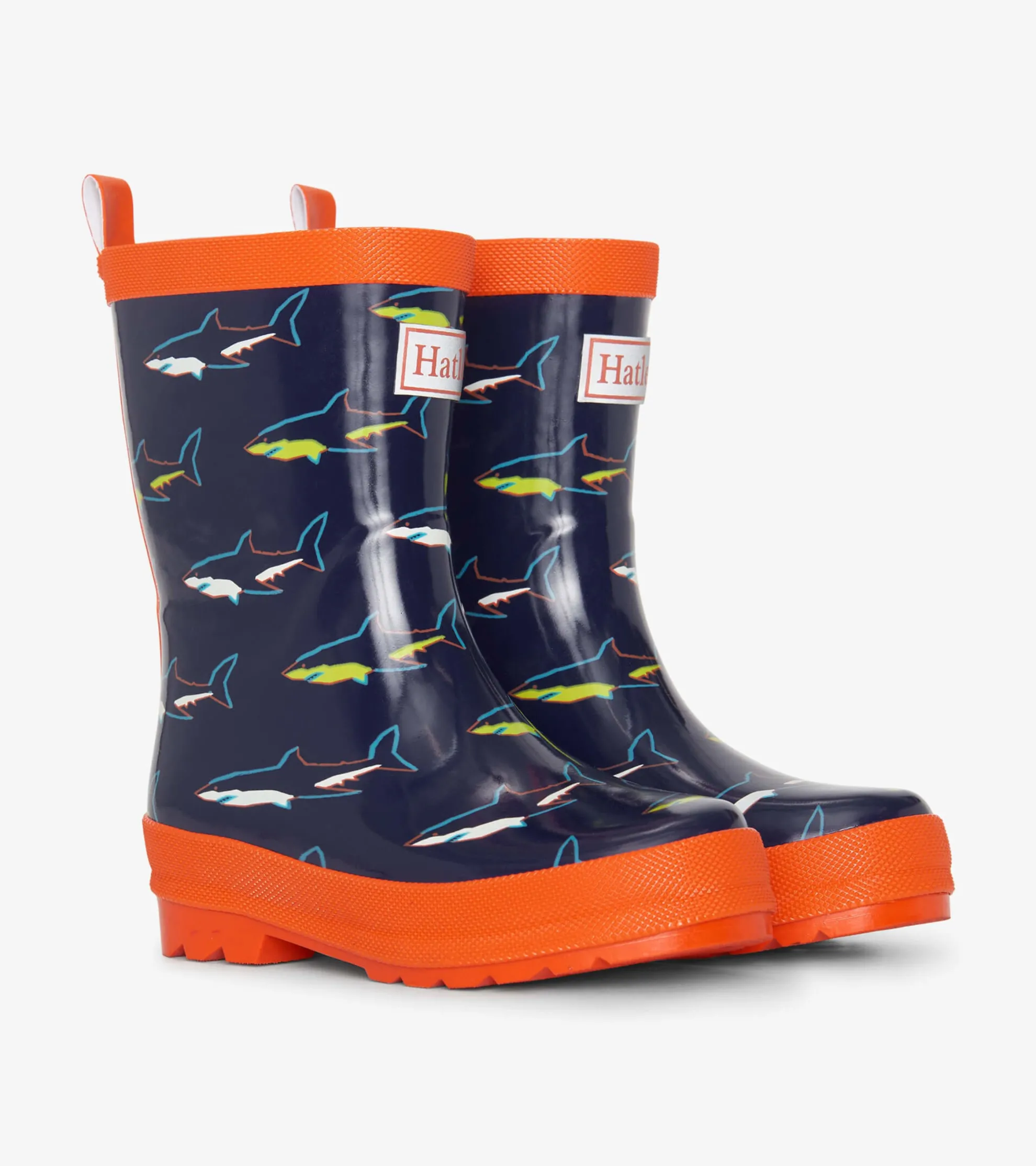 Hot Boys Shark Shiny Rain Boots BOY Rainwear|Rainwear