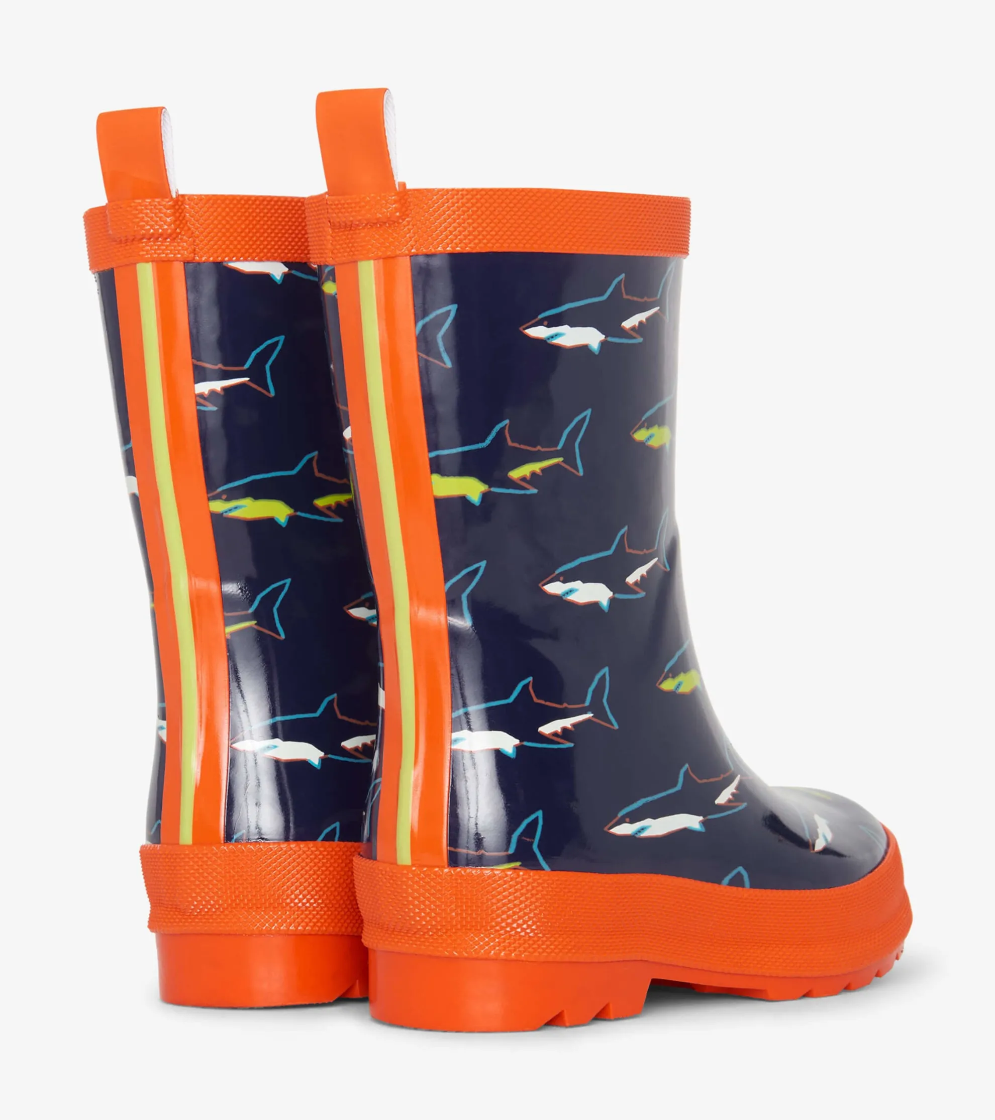 Hot Boys Shark Shiny Rain Boots BOY Rainwear|Rainwear