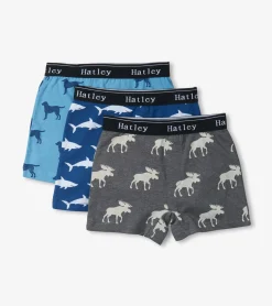 Discount Boys Silhouette Animals 3 Pack Boxer Briefs BOY Underwear|Accessories