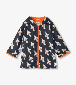 Outlet Boys Space Shuttles Colour Changing Zip-Up Rain Jacket BOY Rainwear|Rainwear