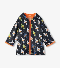 Outlet Boys Space Shuttles Colour Changing Zip-Up Rain Jacket BOY Rainwear|Rainwear