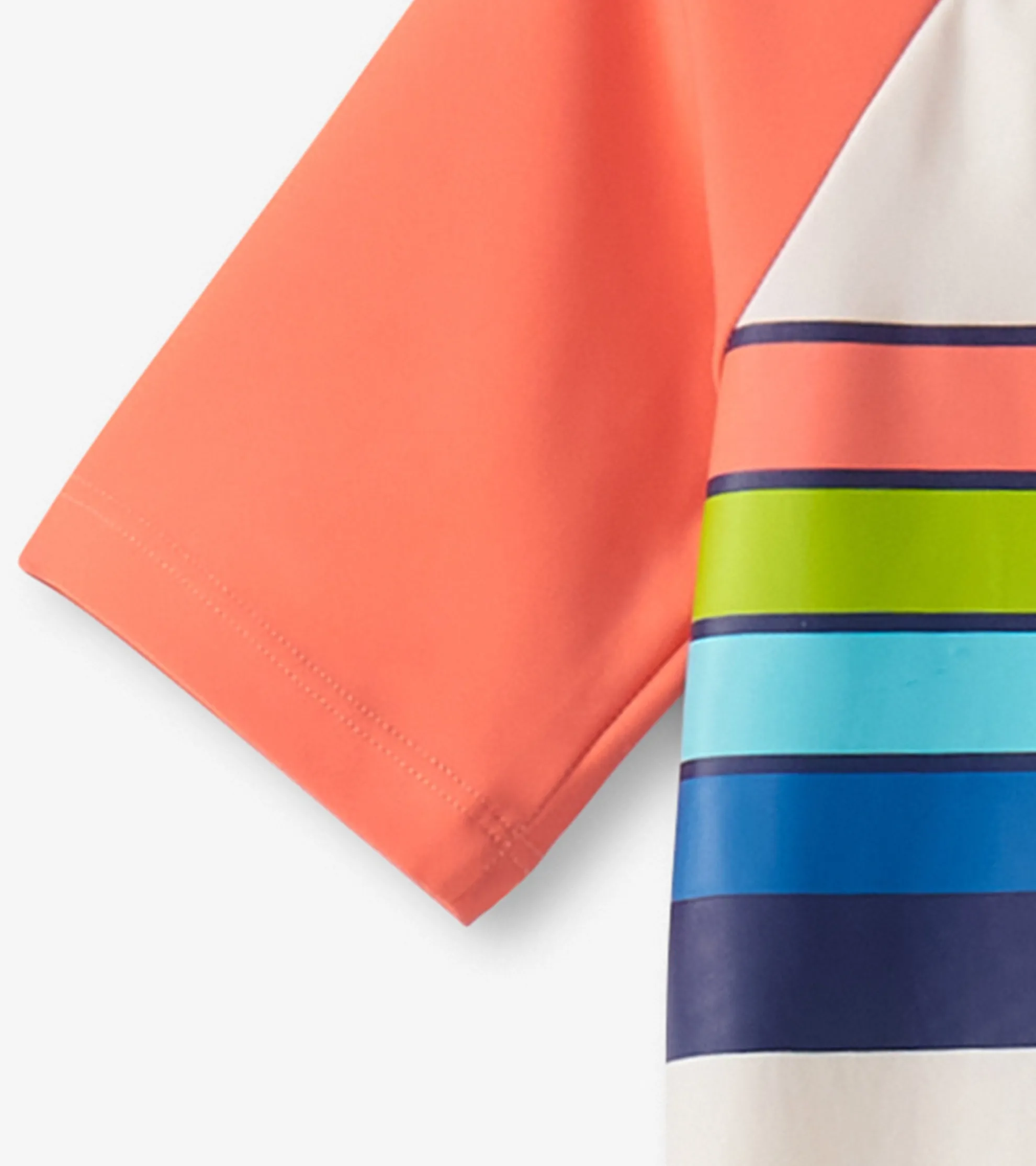 Sale Boys Surfer Stripes Short Sleeve Rashguard BOY Swimwear|Swimwear