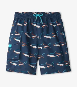 Clearance Boys Swimming Sharks Board Shorts BOY Swimwear|Swimwear
