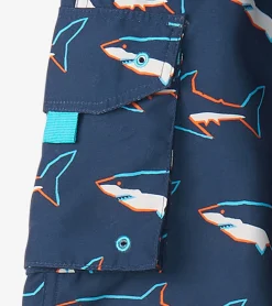 Clearance Boys Swimming Sharks Board Shorts BOY Swimwear|Swimwear