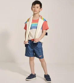Discount Boys Textured Shark Swim Trunks BOY Swimwear|Swimwear