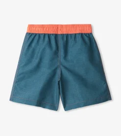 Discount Boys Textured Shark Swim Trunks BOY Swimwear|Swimwear