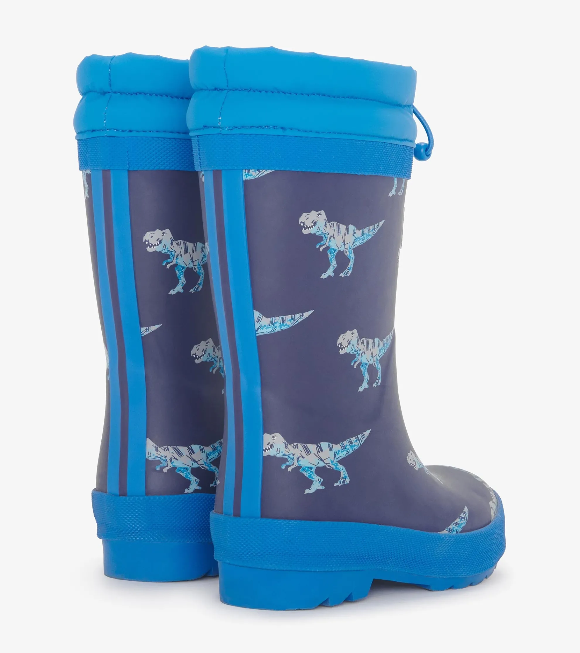 Discount Boys T-Rex Attack Sherpa Lined Rain Boots BOY Rainwear|Rainwear