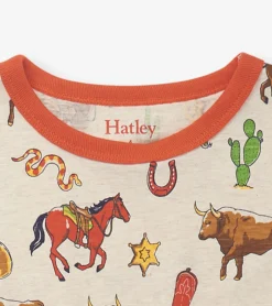 Hot Boys Vintage Rodeo Short Pajama Set BOY Sleepwear|Sleepwear