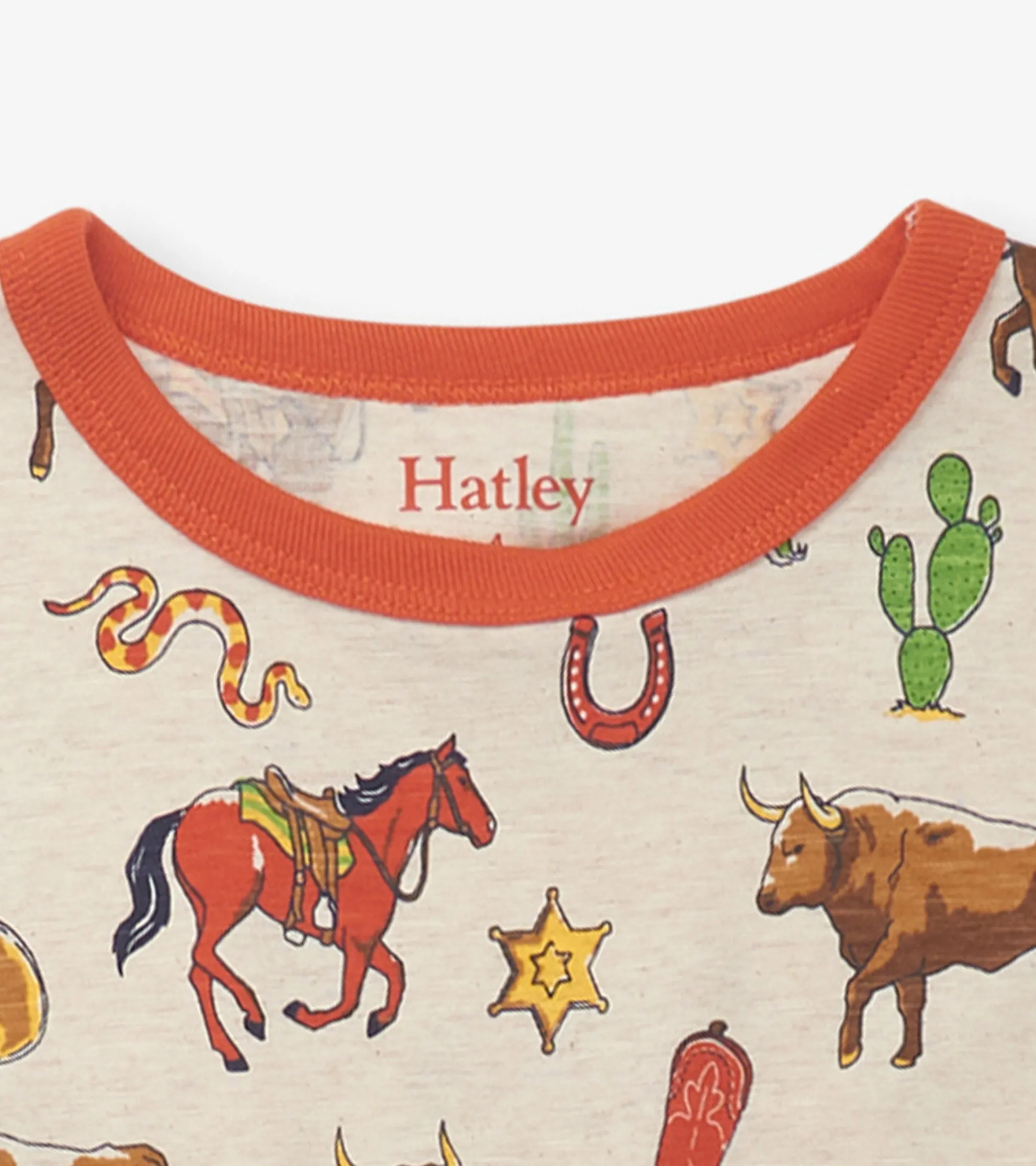 Hot Boys Vintage Rodeo Short Pajama Set BOY Sleepwear|Sleepwear