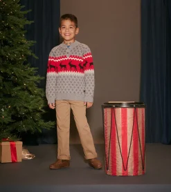 New Boys Winter Elks Mockneck Sweater BOY Sweaters