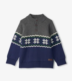 Sale Boys Winter Knit Mockneck Sweater BOY Sweaters