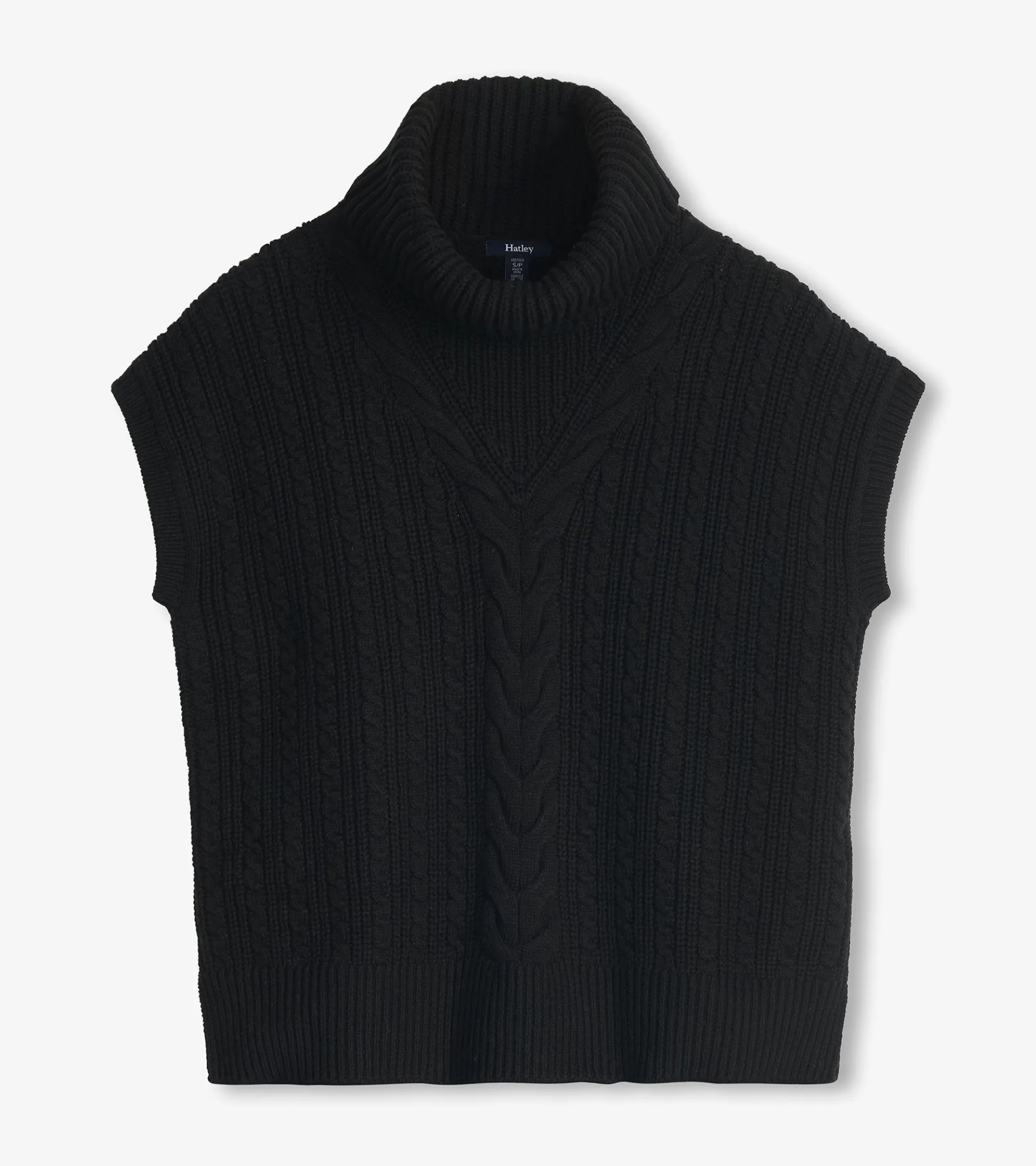 Best Cable Knit Vest - Black Caviar Women Sweaters|Tops