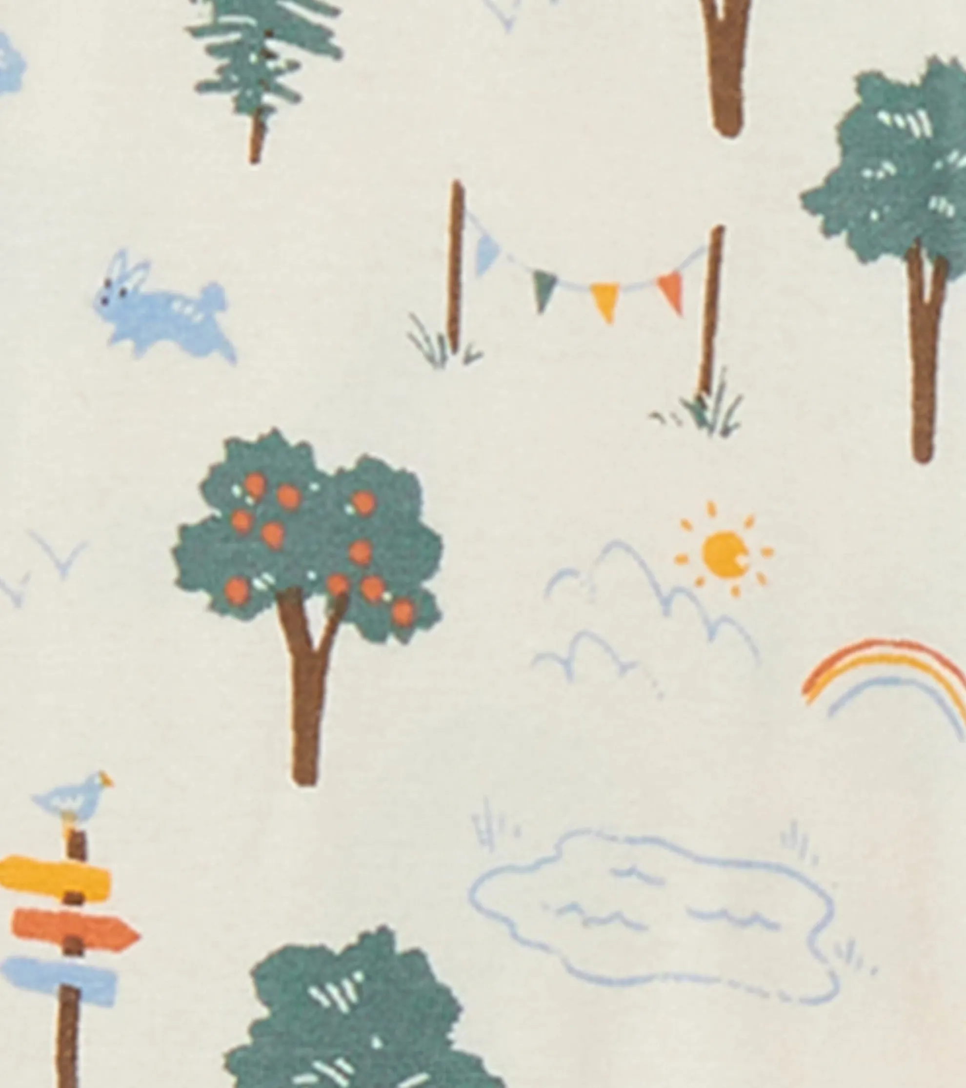 Online Camping Animals Newborn Zip-Up Footed Sleeper Sleepwear|Sleepwear