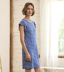 Online Carlie Dress - Blue Quartz Stripes Women Dresses