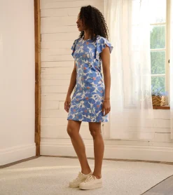 Outlet Carlie Dress - Textured Poppies Women Dresses