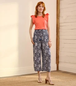 Cassie Pants - Floral Shibori Women Bottoms