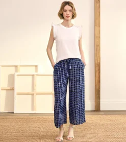 Clearance Cassie Pants - Painted Plaid Women Bottoms