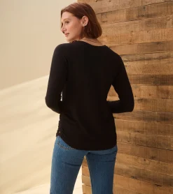 Sale Chantel Pullover - Black Caviar Women Tops