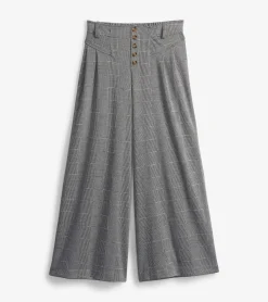 Outlet Charlie Wide Leg Pants - Houndstooth Women Bottoms