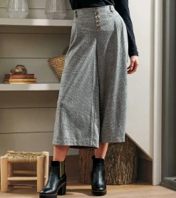 Outlet Charlie Wide Leg Pants - Houndstooth Women Bottoms