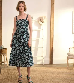 Best Charlotte Sundress - Batik Flowers Women Dresses