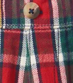 Online Christmas Plaid Straight Leg Pants Bottoms