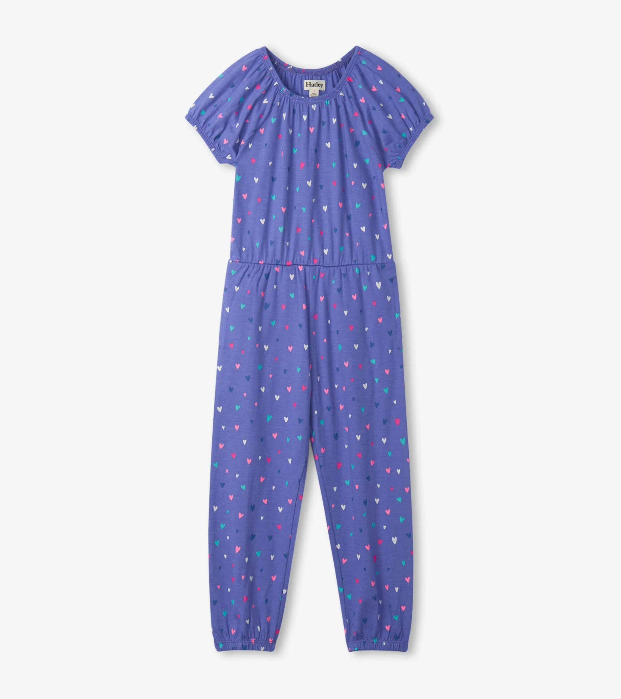 Sale Confetti Hearts Jumpsuit Rompers