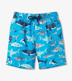 Best Deep Sea Sharks Swim Trunks BOY Swimwear|Swimwear